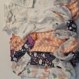 Assorted Colorful Kids Bodysuits Set 6-9M